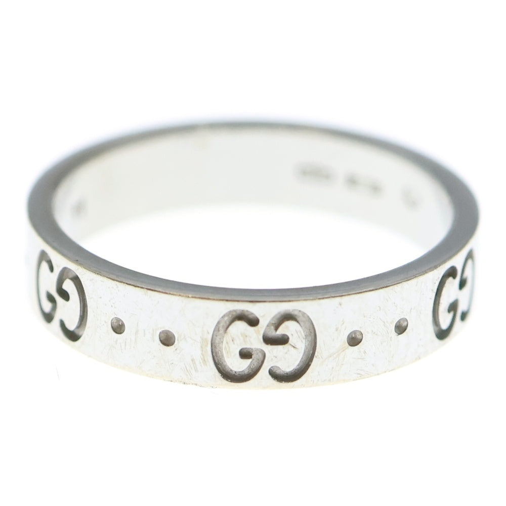 GUCCI(グッチ) 750WG K18WG Icon Ring アイコン リング ホワイトゴールド