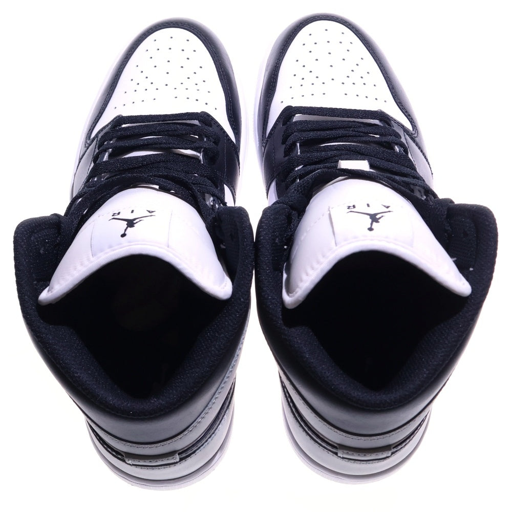 NIKE(ナイキ) AIR JORDAN 1 MID DQ8426-101 エアジョーダン1 ミッドカットスニーカー シューズ ブラック/ホワイト US9.5/27.5cm