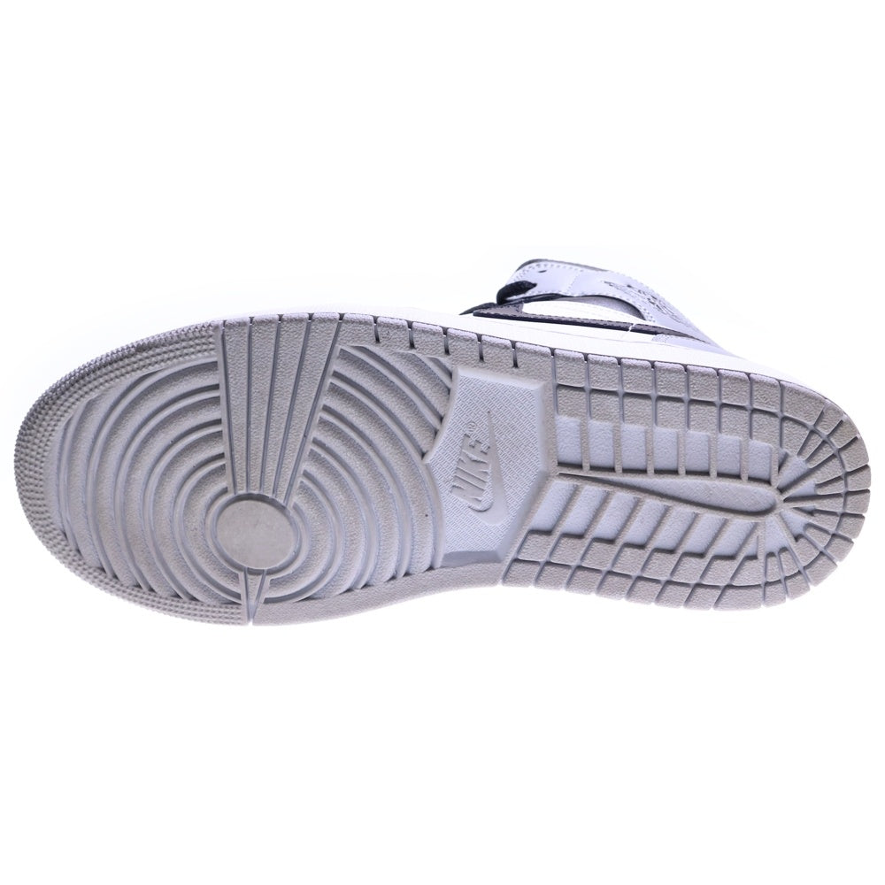 NIKE(ナイキ) AIR JORDAN 1 MID DQ8426-101 エアジョーダン1 ミッドカットスニーカー シューズ ブラック/ホワイト US9.5/27.5cm