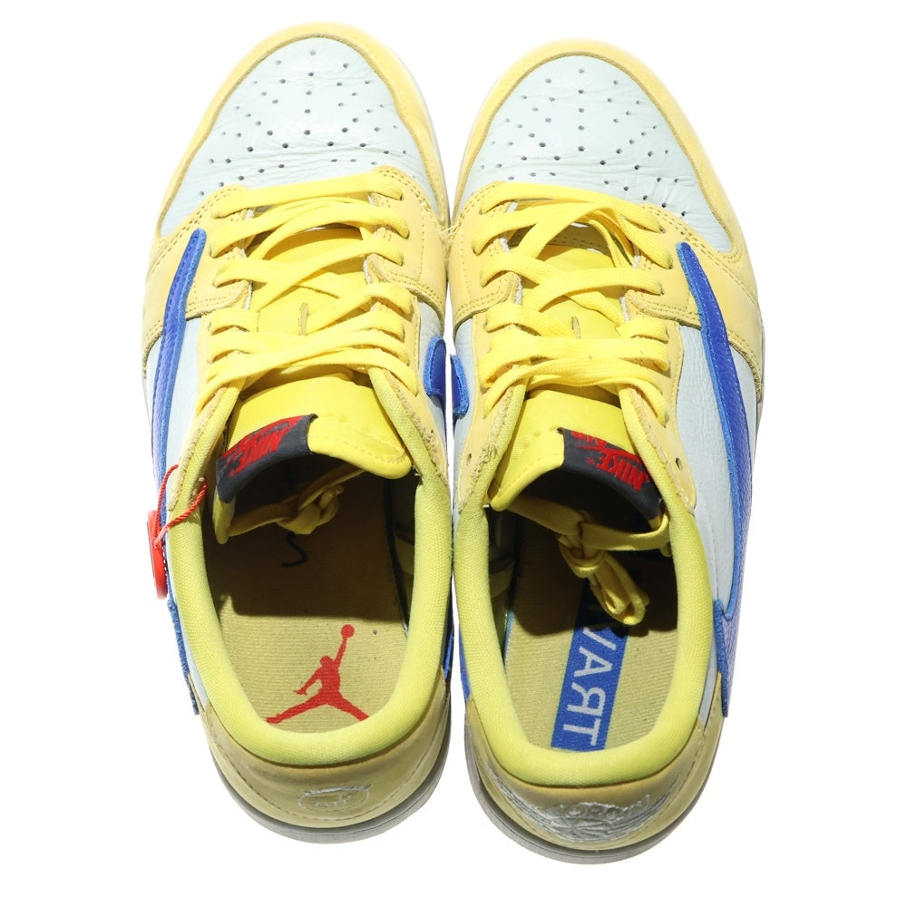 NIKE(ナイキ) ×TRAVIS SCOTT WMNS AIR JORDAN 1 RETRO LOW OG Canary DZ4137-700 トラヴィス スコット ウィメンズ エアジョーダン1 カナリー ローカットスニーカー