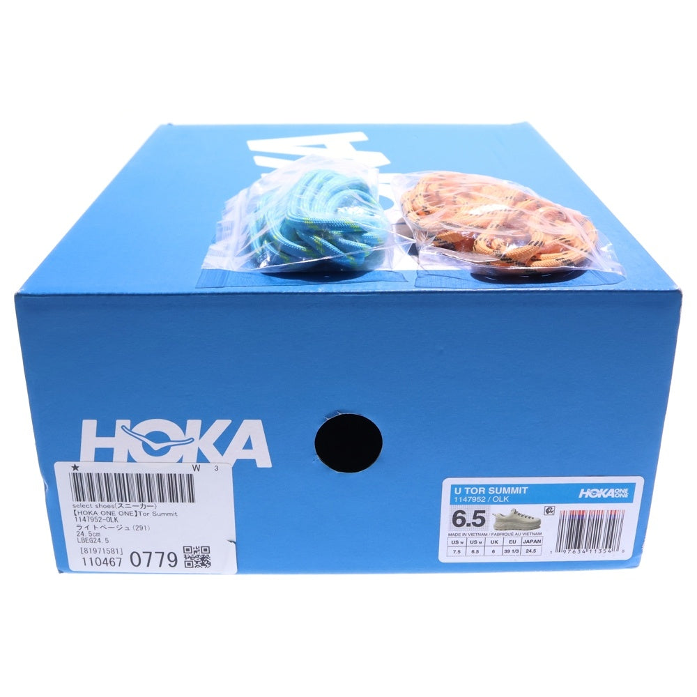 HOKA ONE ONE(ホカオネオネ) TOR SUMMIT FS1123J トーサミット ローカットスニーカー シューズ レディース US6.5/24.5cm