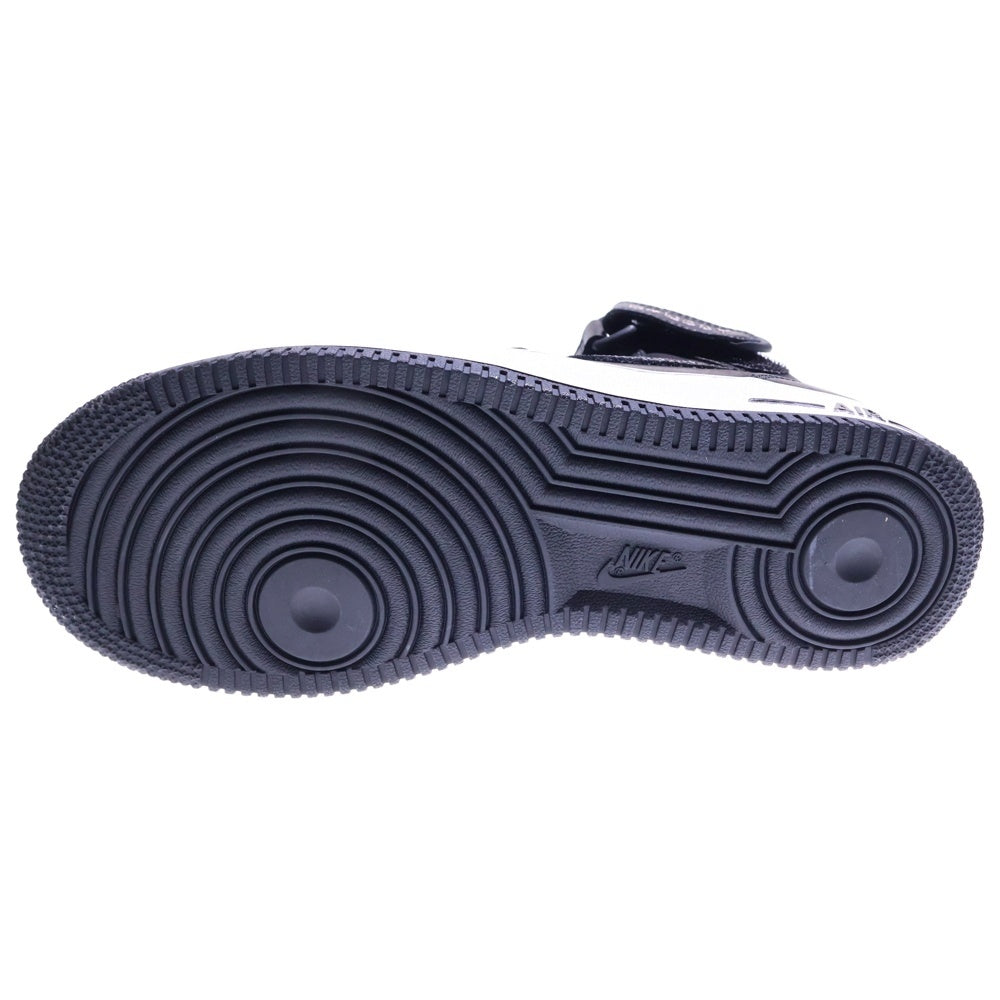 NIKE(ナイキ) ×STUSSY AIR FORCE 1 MID BLACK SNAKESKIN DJ7840-001 ステューシー エアフォースワン ミドルカットスニーカー シューズ ブラック US6.5/24.5cm