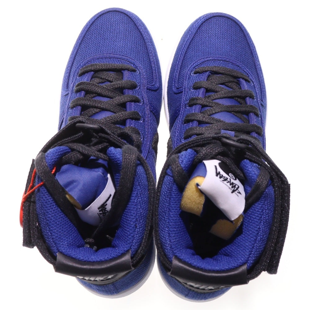 NIKE(ナイキ) ×STUSSY VANDAL HIGH DX5425-400 ステューシー バンダル ハイカットスニーカー シューズ ブルー US6.5/24.5cm