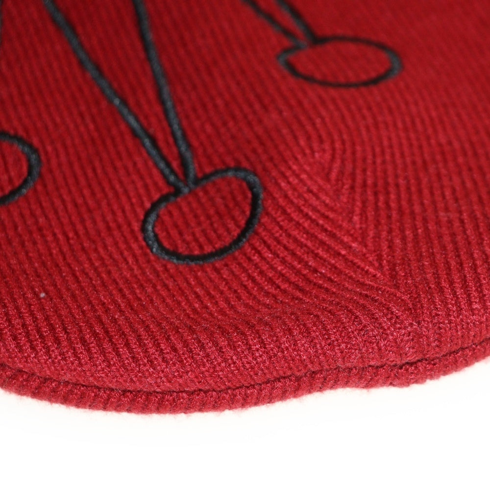 STUSSY(ステューシー) 24AW Cuff Beanie Crown 1321212 カフビーニークラウン ニット帽子 レッド