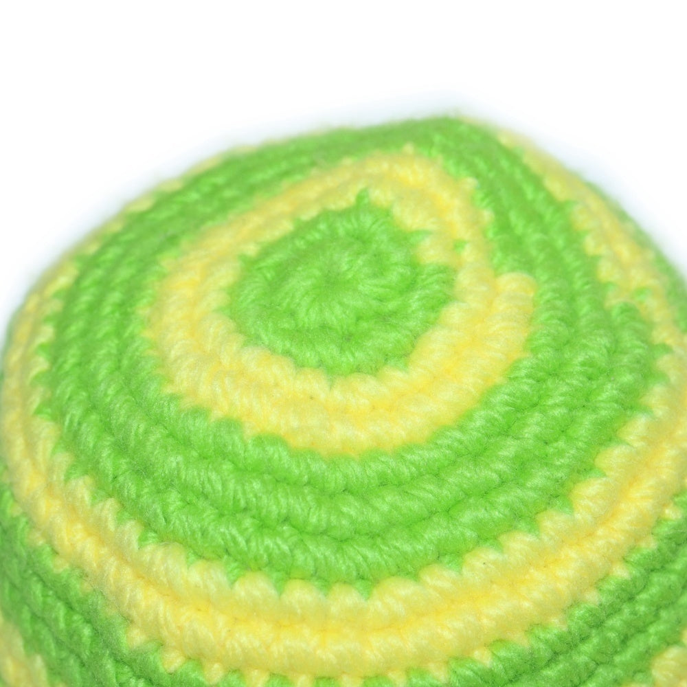 STUSSY(ステューシー) 23SS Swirl Knit Bucket Hat 1321167 バケットハット 帽子 グリーン/イエロー