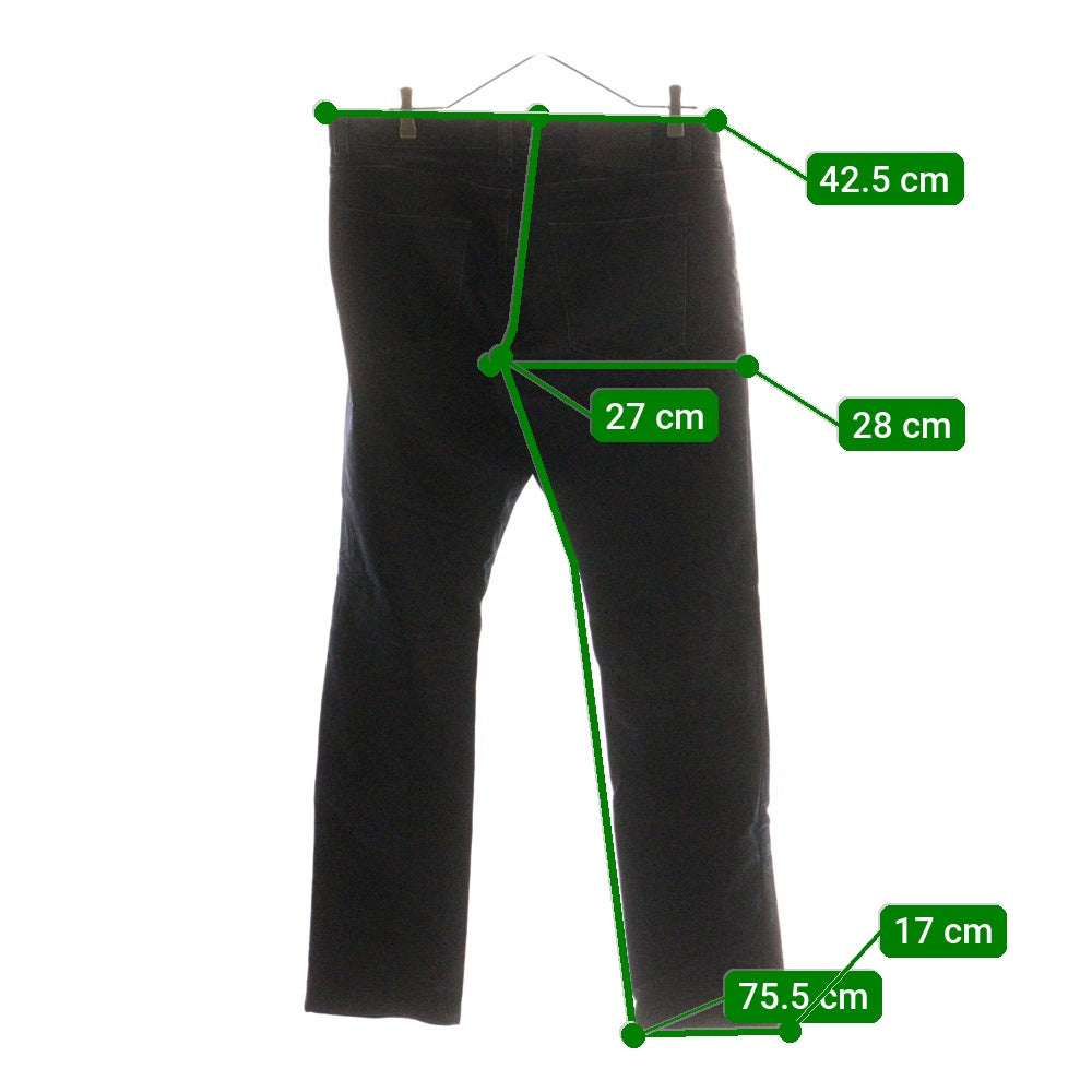 BURBERRY BLACK LABEL(バーバリー ブラックレーベル) ジップフライ スリムスキニーデニムパンツ ジーンズ インディゴ D1R41-817-28