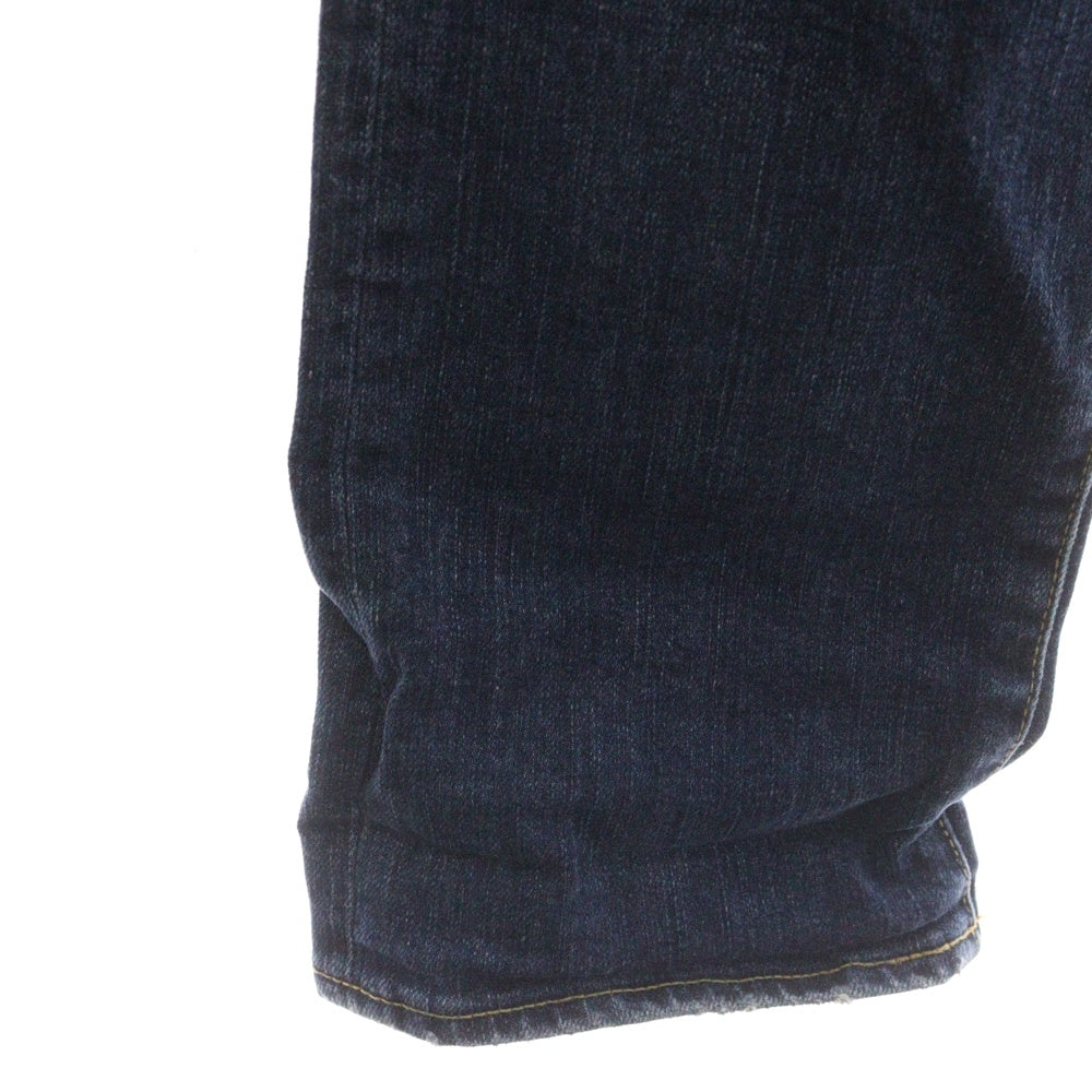 NO BRAND(ノーブランド) JAPAN BLUE JEANS (ジャパンブルージーンズ) ダメージ加工ストレートデニムパンツ ジーンズ インディゴ JB2301