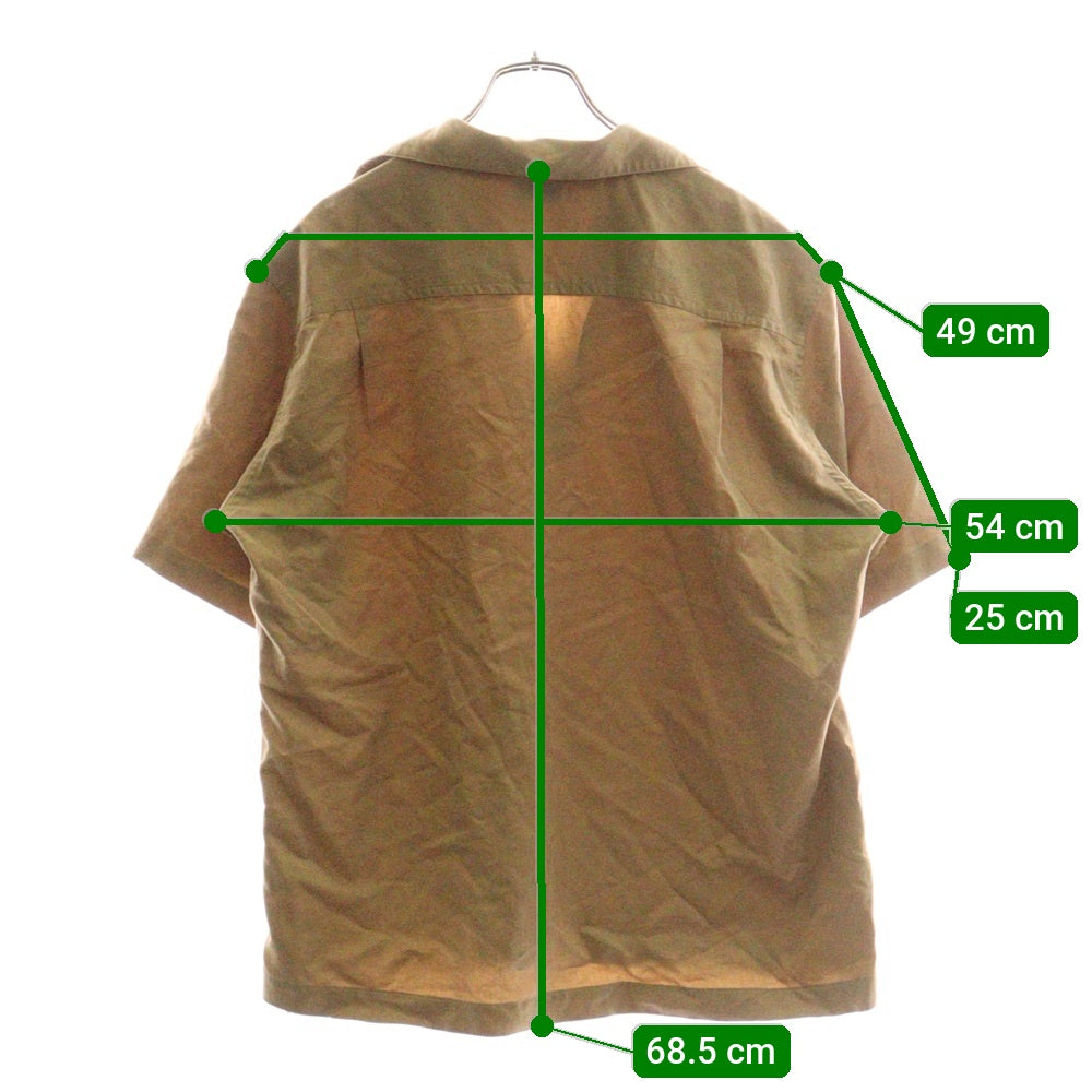 ADAM ET ROPE WILD LIFE TAILOR(ワイルドライフテーラー) リネン混 開襟半袖シャツ ベージュ 25997