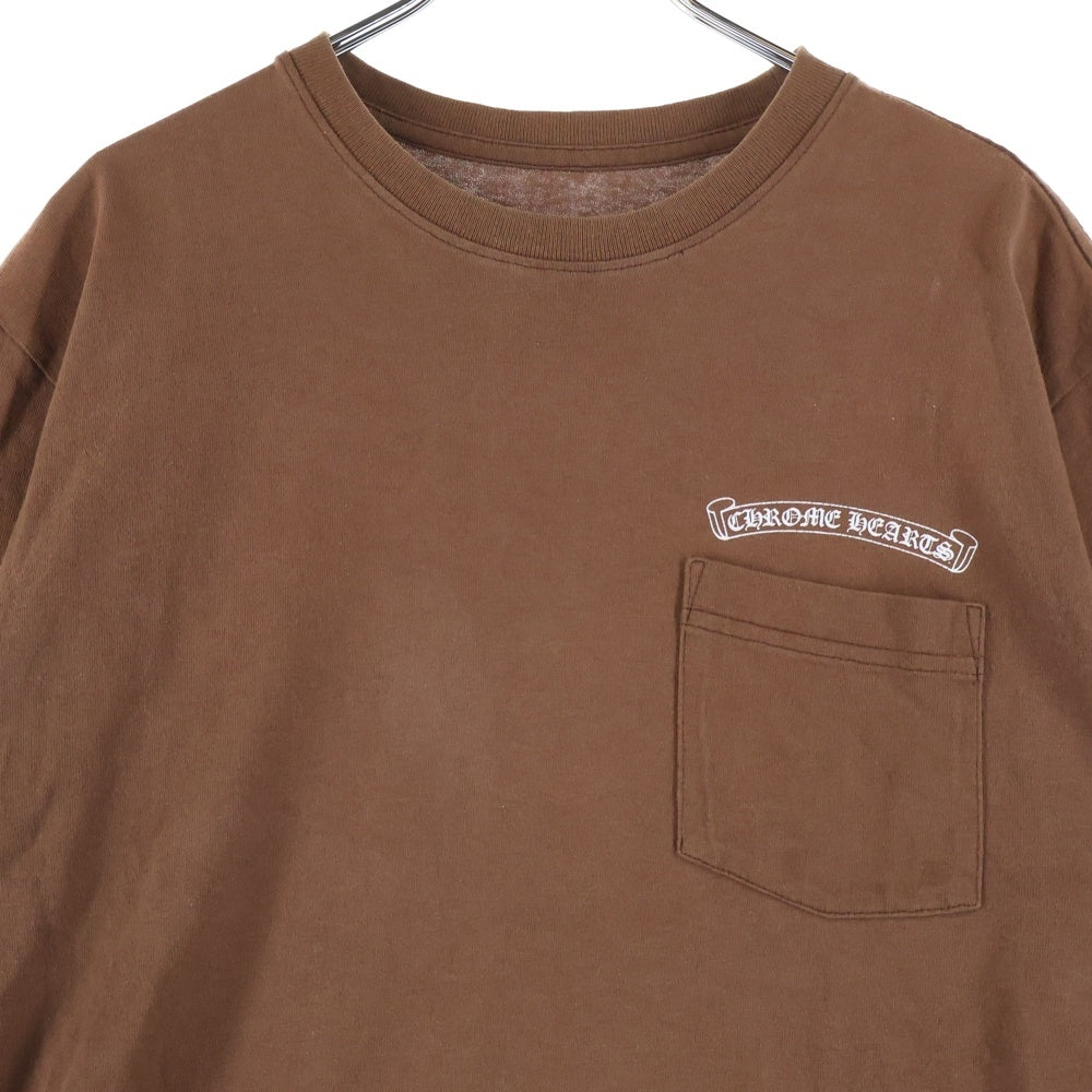 CHROME HEARTS(クロムハーツ) ×MATTY BOY PPO STRUCTURE TEE ×マッティボーイ バックプリント半袖Tシャツ 半袖カットソー ブラウン