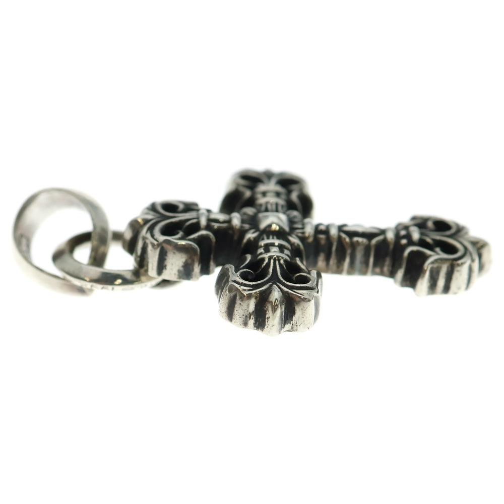 CHROME HEARTS(クロムハーツ) FILIG CROSS-XSM W BALE フィリグリークロスXSベイル wベイル ネックレストップ シルバー BCA262