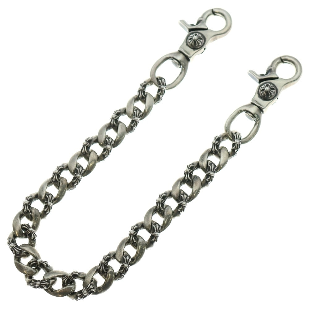 CHROME HEARTS(クロムハーツ) FANCY SHORT-T/2クリップショートファンシー ウォレットチェーン シルバー BCA077