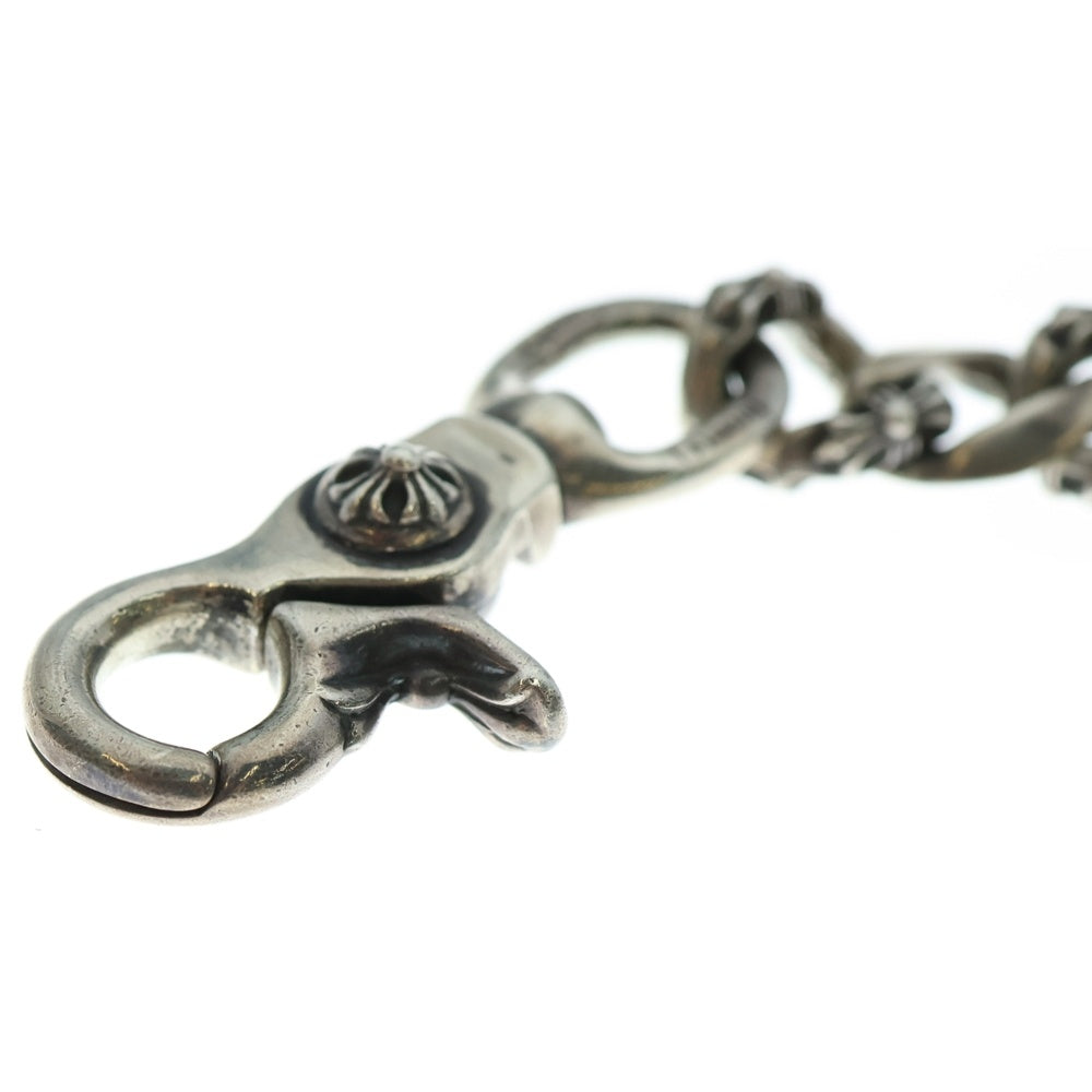 CHROME HEARTS(クロムハーツ) FANCY SHORT-T/2クリップショートファンシー ウォレットチェーン シルバー BCA077