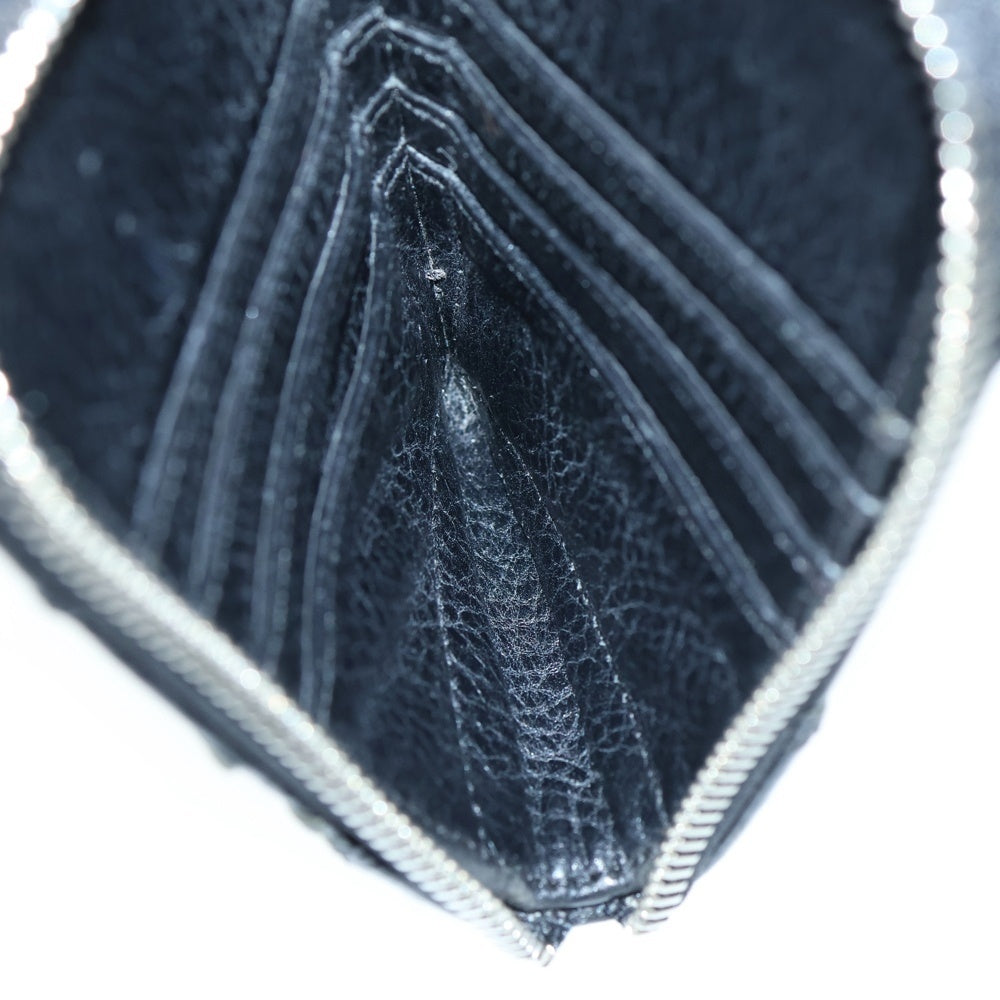 CHROME HEARTS(クロムハーツ) TINY CRS PATCH ZIP WALLET クロスパッチ タイニー ジップウォレット ブラック