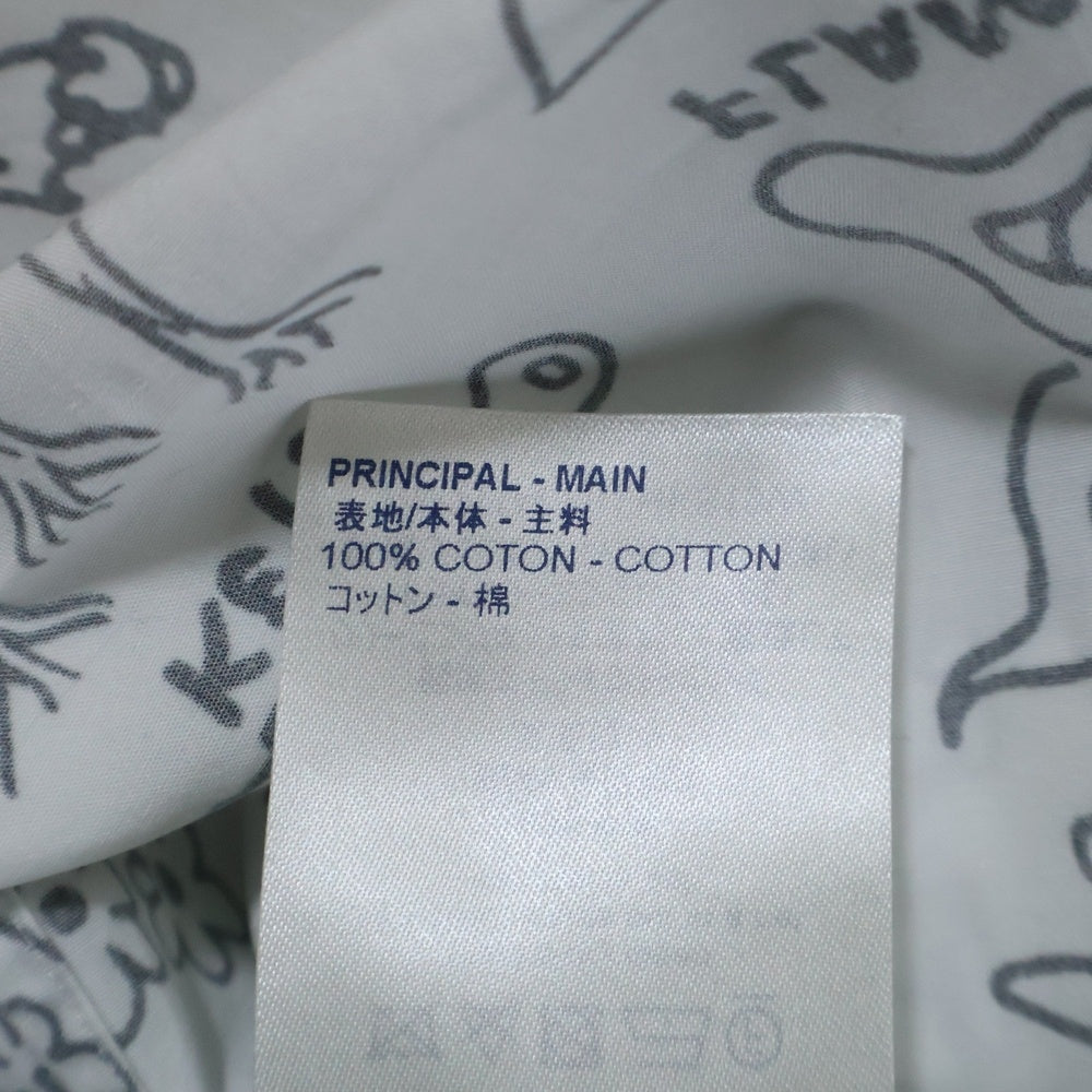 LOUIS VUITTON(ルイヴィトン) 21SS LVグラフィティ半袖シャツ ホワイト RM211M ZIU HKS19W