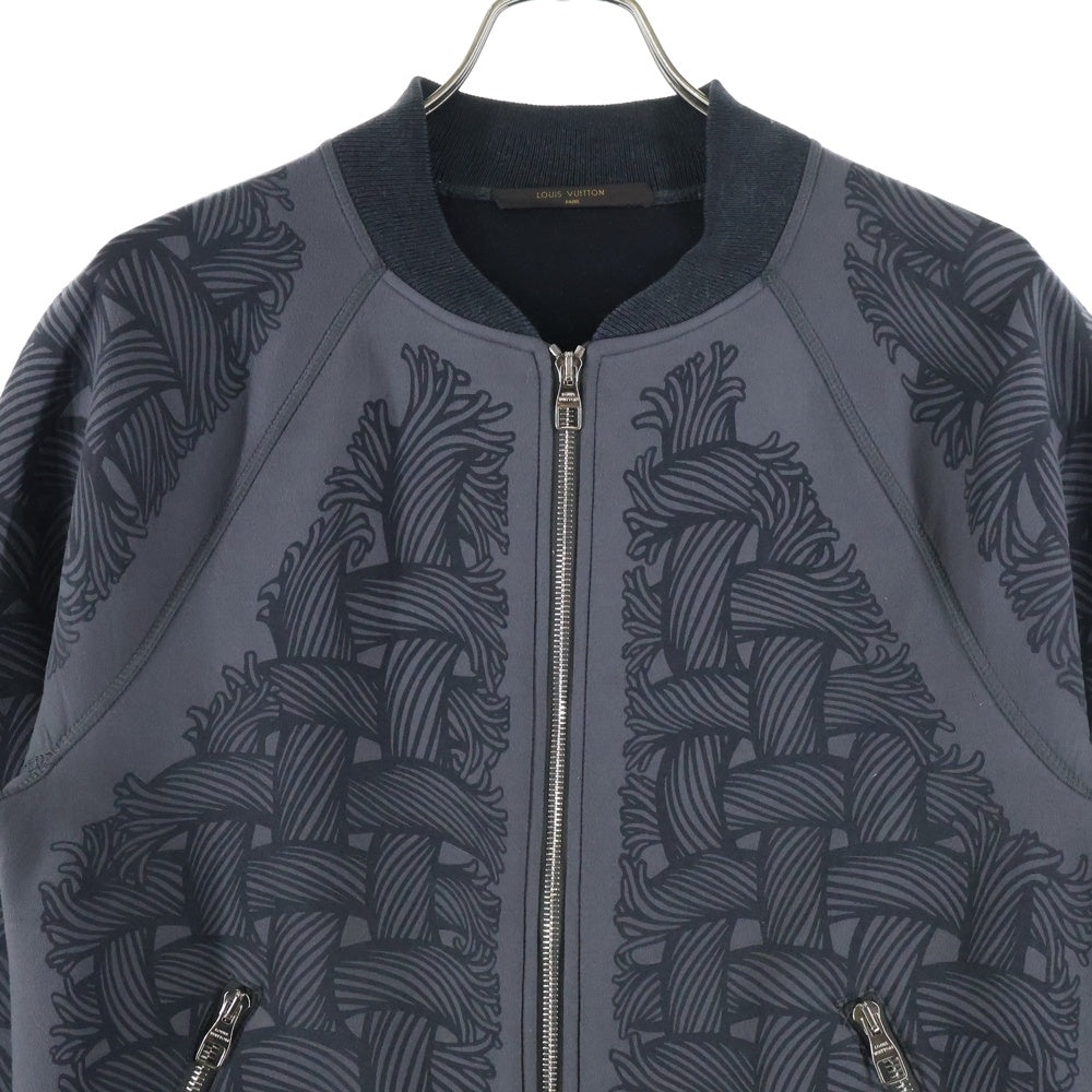 LOUIS VUITTON(ルイヴィトン) ×CHRISTOPHER NEMETH クリストファーネメス ジップアップジャケット グレー H8Y65WJD5