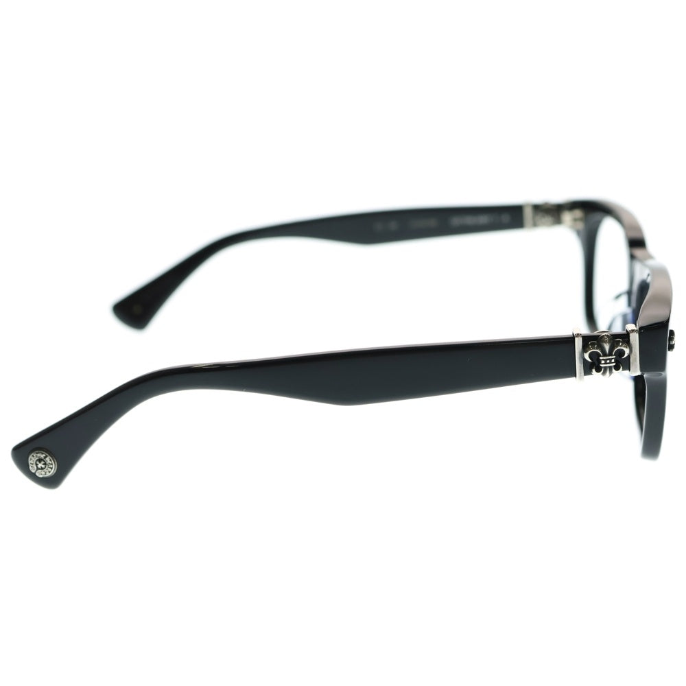 CHROME HEARTS(クロムハーツ) GITTIN ANY ?-A BSフレアテンプル ウェリントン型 アイウェア 眼鏡 ブラック 52□19-145