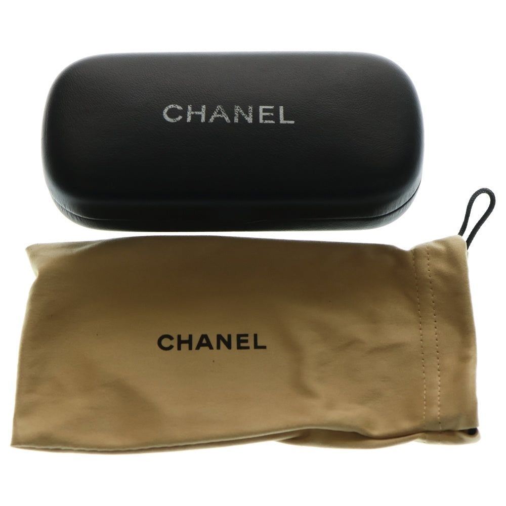 CHANEL(シャネル) リムレス ココマーク ラインストーン サングラス メガネ ゴールド 4093-B