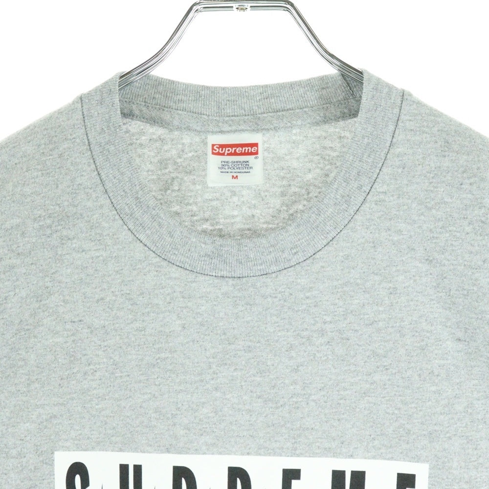SUPREME(シュプリーム) 25AW Split Tee スプリット プリント半袖Tシャツ グレー
