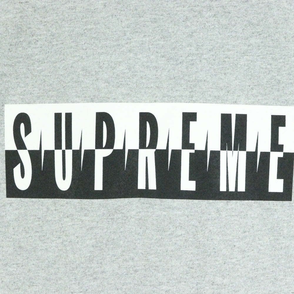 SUPREME(シュプリーム) 25AW Split Tee スプリット プリント半袖Tシャツ グレー