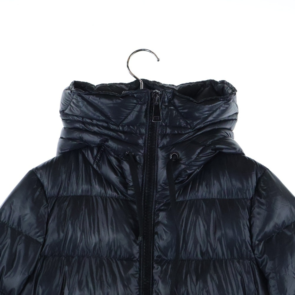 MONCLER(モンクレール) SUYEN GIUBBOTTO C20934931949 スイエン ロゴワッペン ダウンジャケット ダウンコート フーディー ブラック レディース
