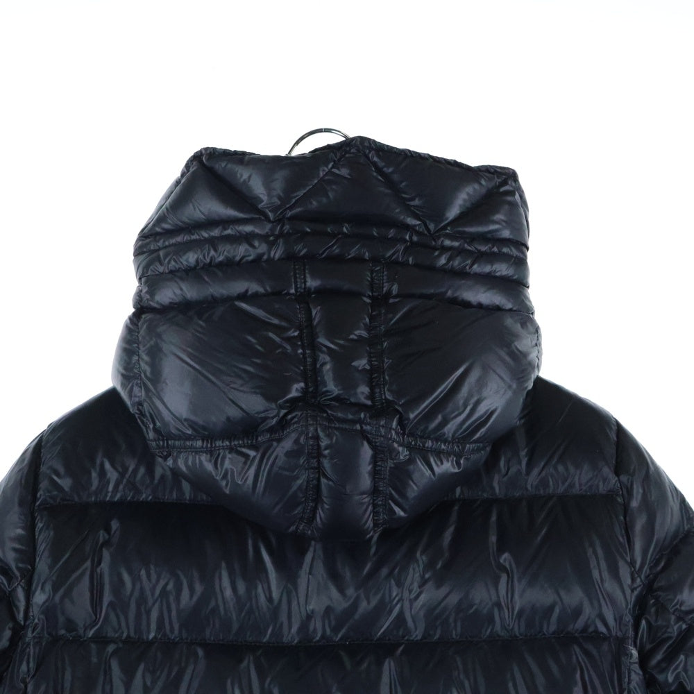 MONCLER(モンクレール) SUYEN GIUBBOTTO C20934931949 スイエン ロゴワッペン ダウンジャケット ダウンコート フーディー ブラック レディース