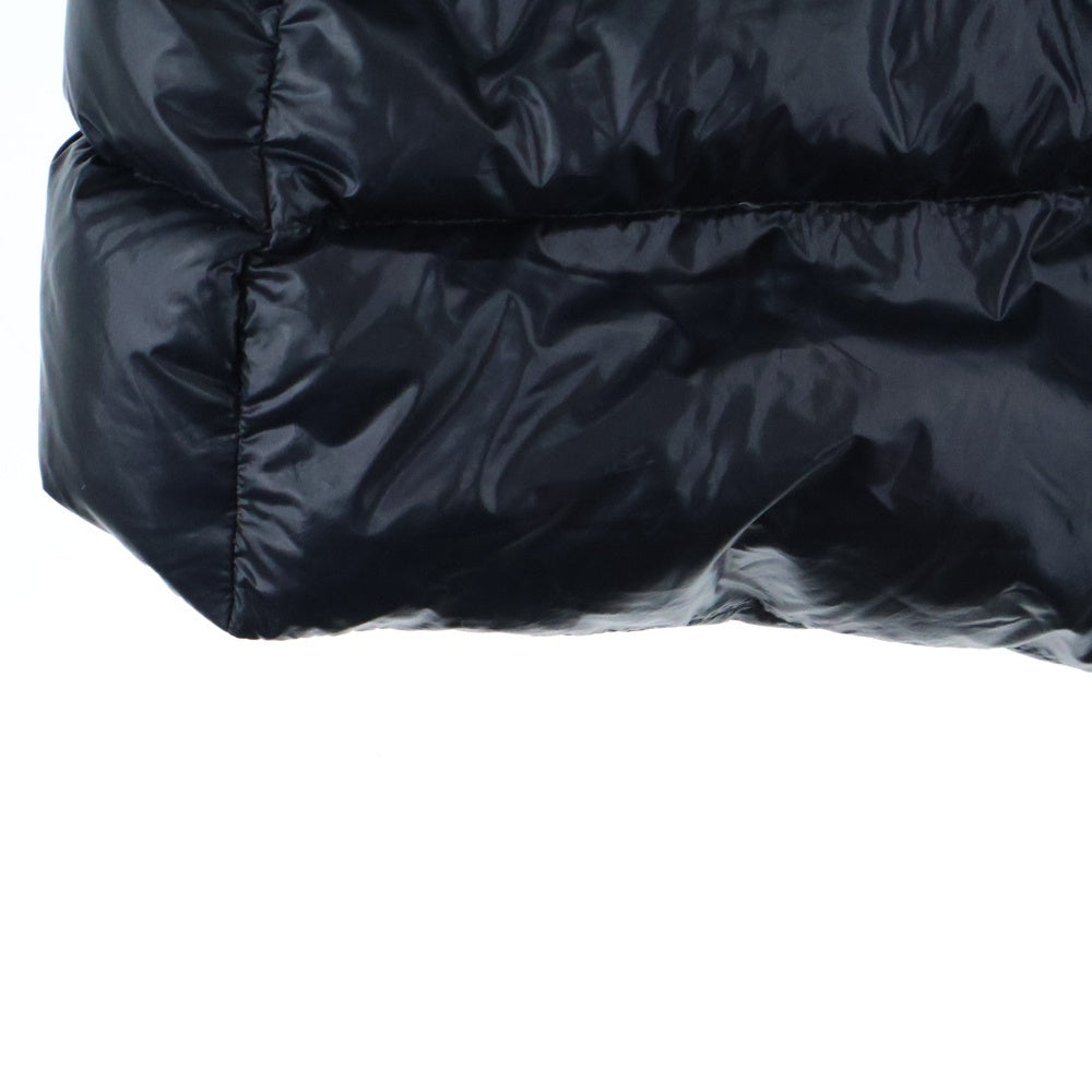 MONCLER(モンクレール) SUYEN GIUBBOTTO C20934931949 スイエン ロゴワッペン ダウンジャケット ダウンコート フーディー ブラック レディース