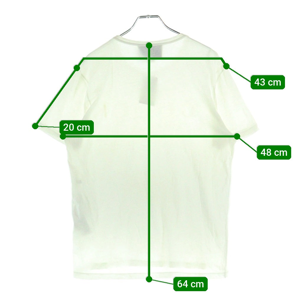 GUCCI(グッチ) 18SS Tonal Brand Logo Tee 441685 フロントロゴプリント クルーネック半袖Tシャツカットソー ホワイト