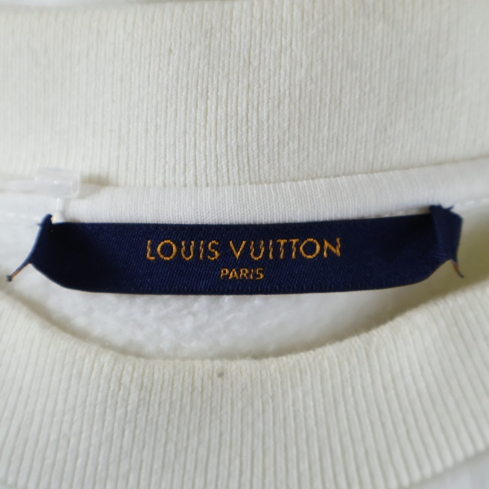 LOUIS VUITTON(ルイヴィトン) 20AW モノグラムフラワーエンブロイダリースウェットトレーナー ホワイト RM202M FMC HJY22W