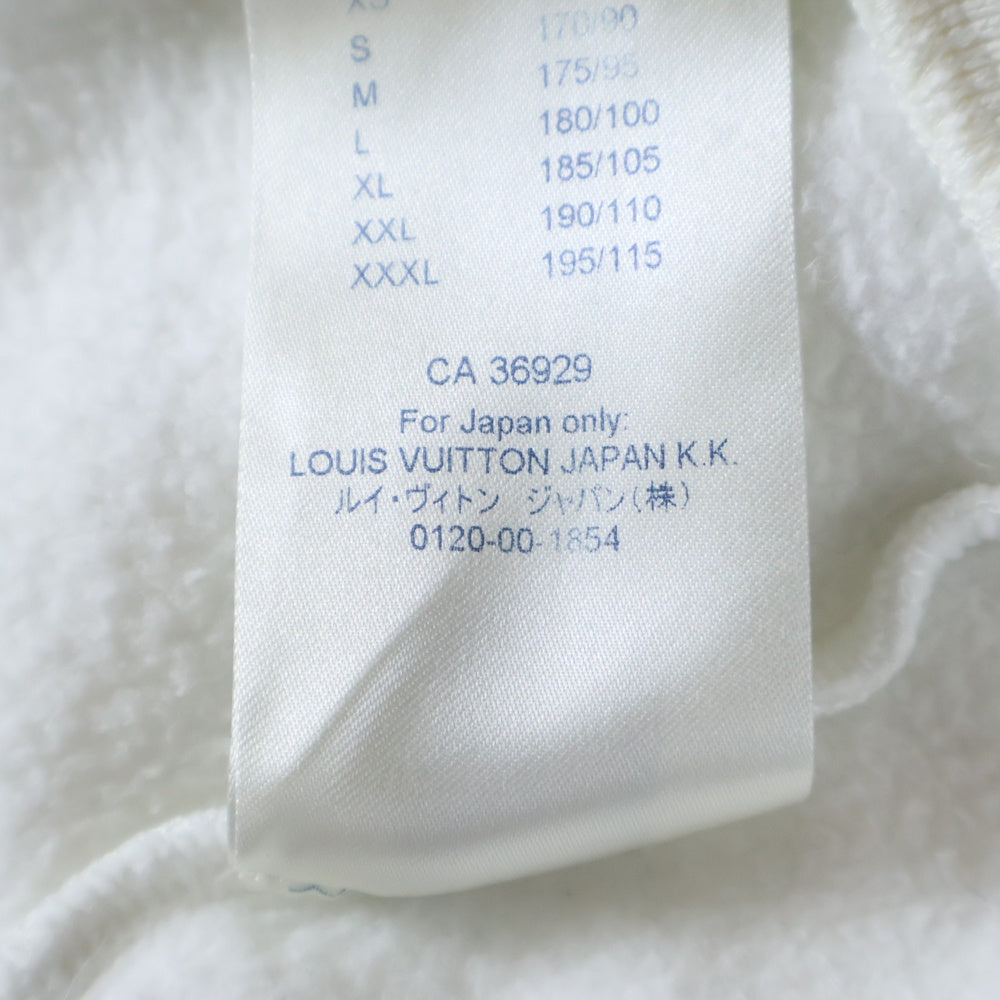 LOUIS VUITTON(ルイヴィトン) 20AW モノグラムフラワーエンブロイダリースウェットトレーナー ホワイト RM202M FMC HJY22W