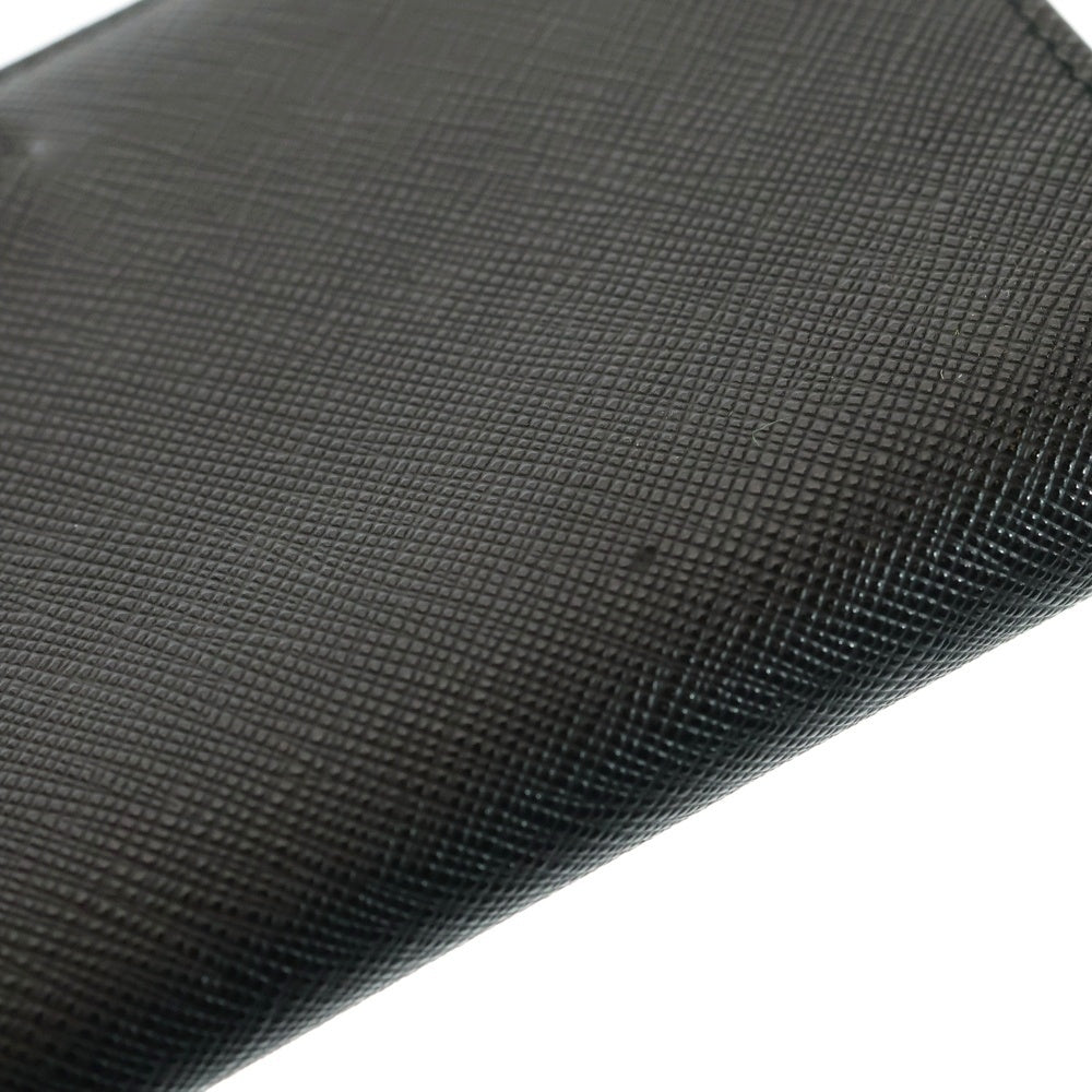 PRADA(プラダ) サフィアーノ トライアングルロゴ 長財布 ロングウォレット レザー ネイビー 1MV025