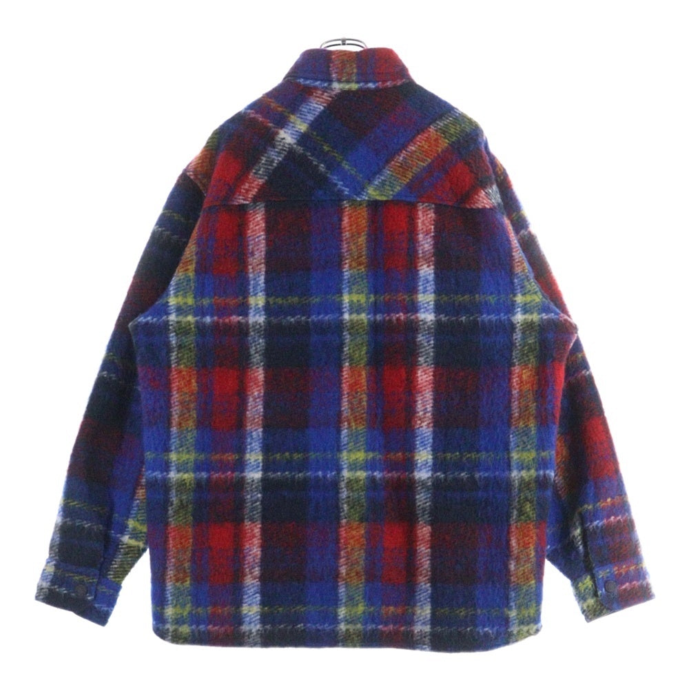 MONCLER GRENOBLE(モンクレールグルノーブル) WAIER ウェイアー チェック柄ウールジャケット レッド I20971G00006