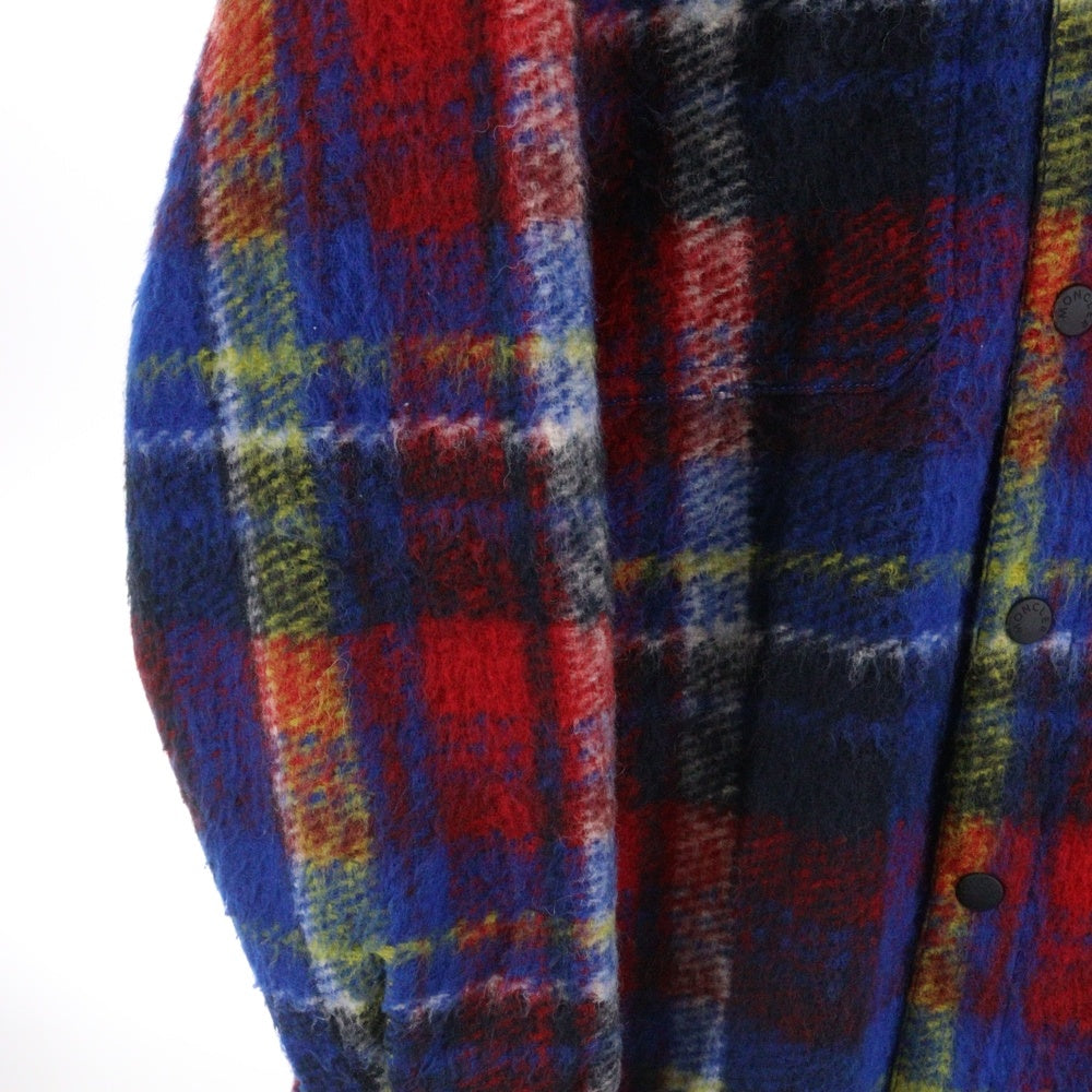 MONCLER GRENOBLE(モンクレールグルノーブル) WAIER ウェイアー チェック柄ウールジャケット レッド I20971G00006