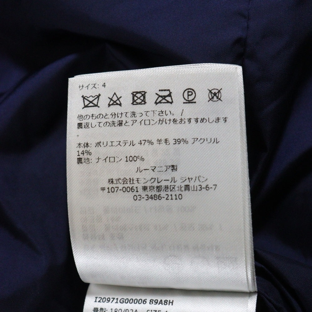 MONCLER GRENOBLE(モンクレールグルノーブル) WAIER ウェイアー チェック柄ウールジャケット レッド I20971G00006