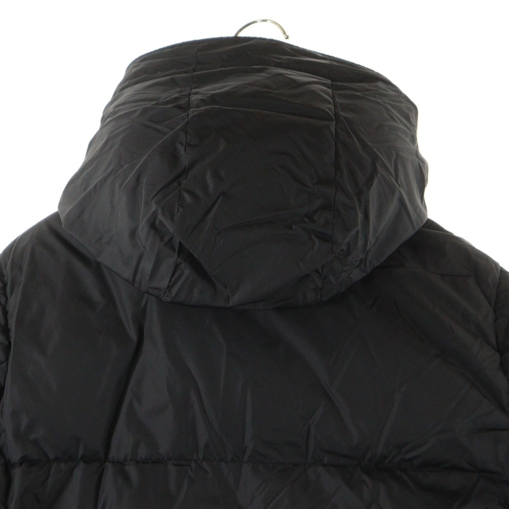 MONCLER(モンクレール) MONTCLA モンクラー ロゴフーデッドナイロンダウンジャケット ブラック F20911B56900