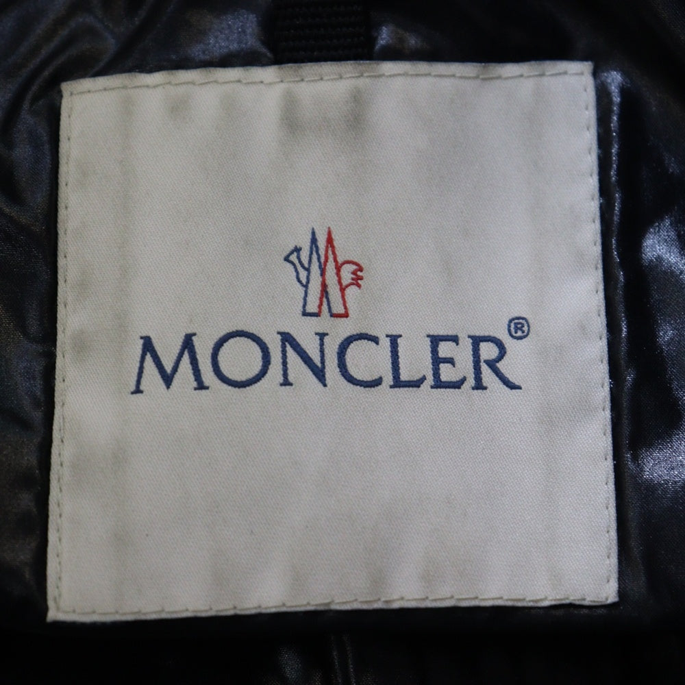 MONCLER(モンクレール) MONTCLA モンクラー ロゴフーデッドナイロンダウンジャケット ブラック F20911B56900