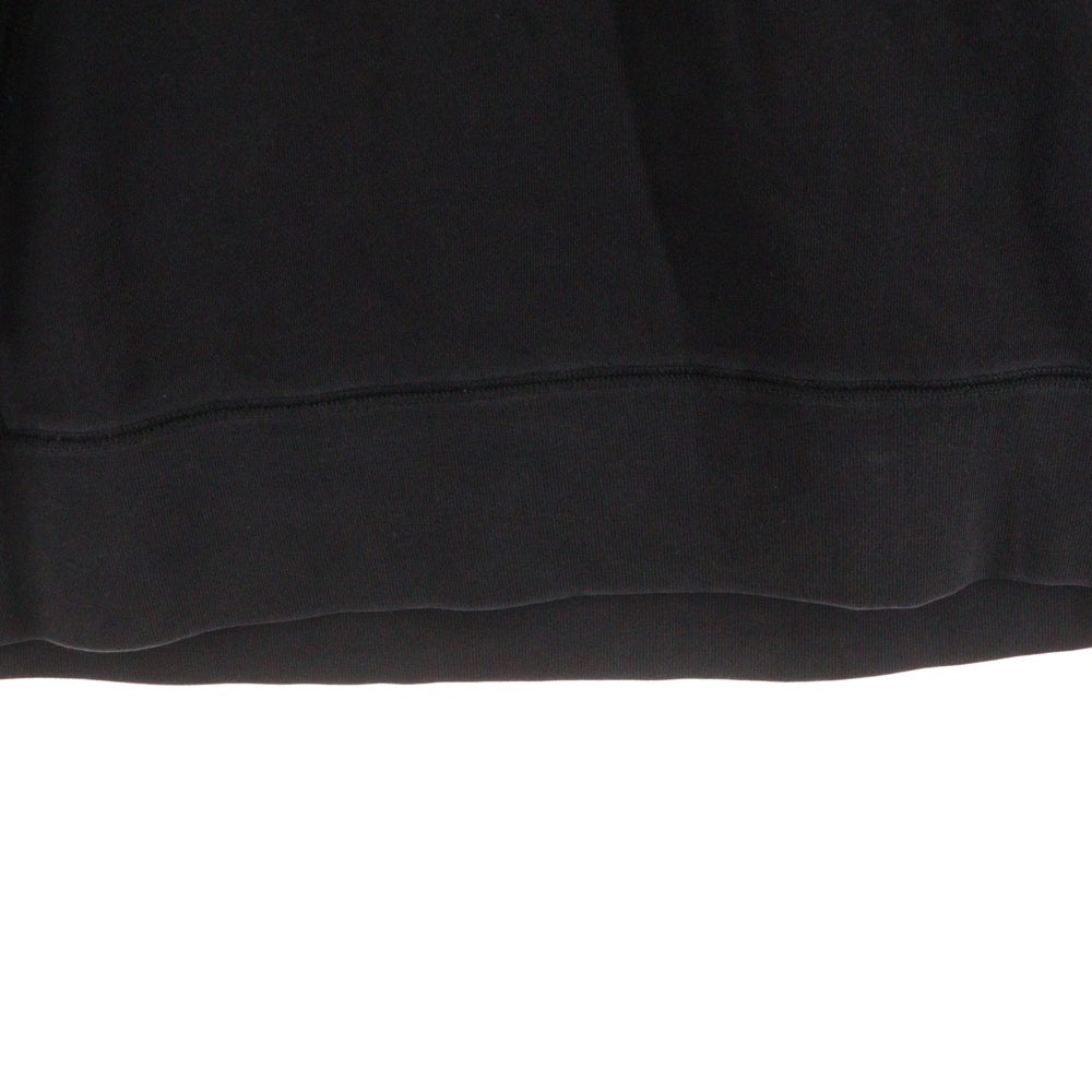 MONCLER(モンクレール) MAGLIA CON CAPPUCCIO フロントロゴプリント プルオーバーパーカー フーディ ブラック G10928G72510