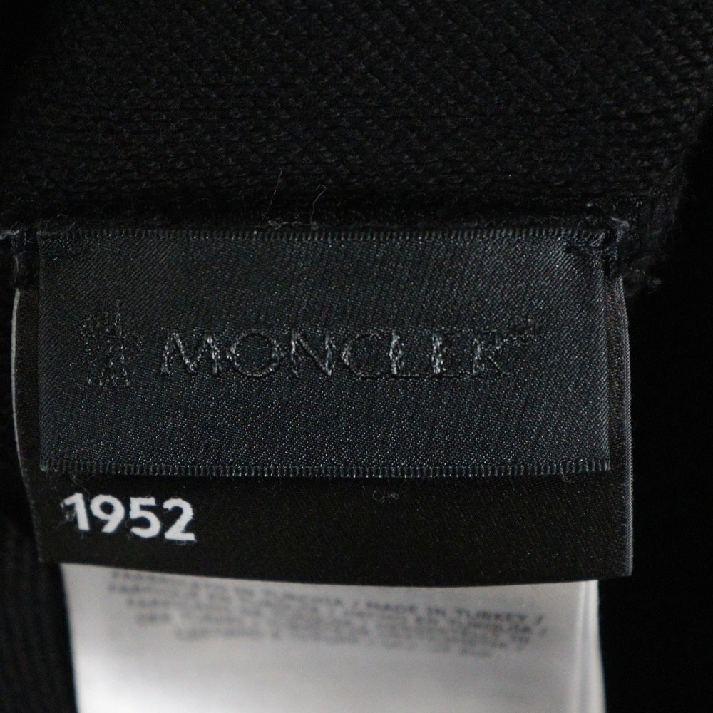 MONCLER(モンクレール) MAGLIA CON CAPPUCCIO フロントロゴプリント プルオーバーパーカー フーディ ブラック G10928G72510