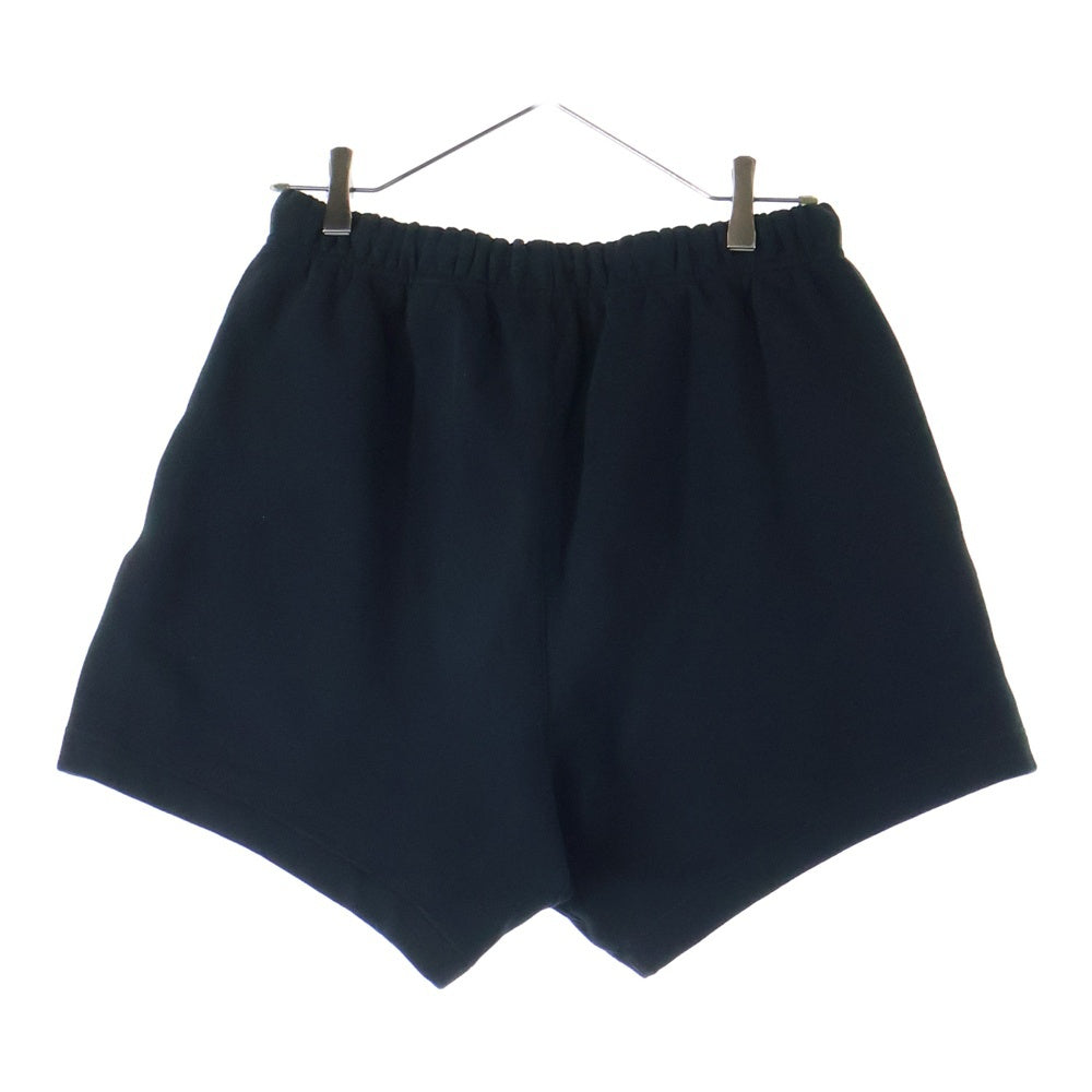 FOG Essentials(エフオージー エッセンシャルズ) SHORT PANTS ラバーロゴ スウェットハーフパンツ ショーツ ブラック