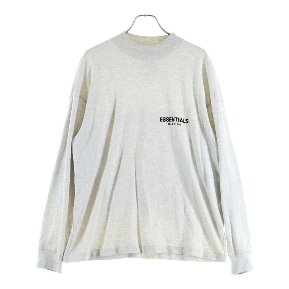 FOG Essentials(エフオージー エッセンシャルズ) L/S T-SHIRT フェルトロゴ クルーネック長袖Tシャツカットソー ロンT グレー