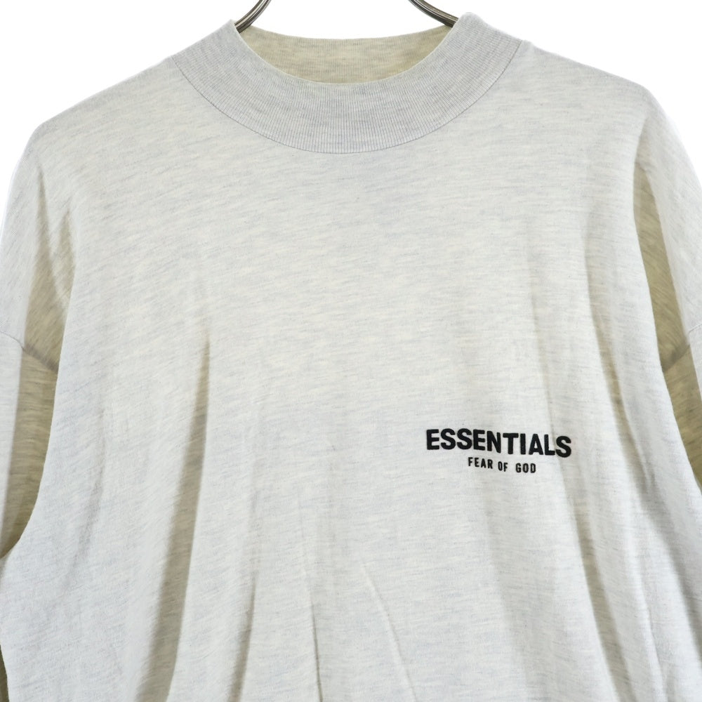FOG Essentials(エフオージー エッセンシャルズ) L/S T-SHIRT フェルトロゴ クルーネック長袖Tシャツカットソー ロンT グレー