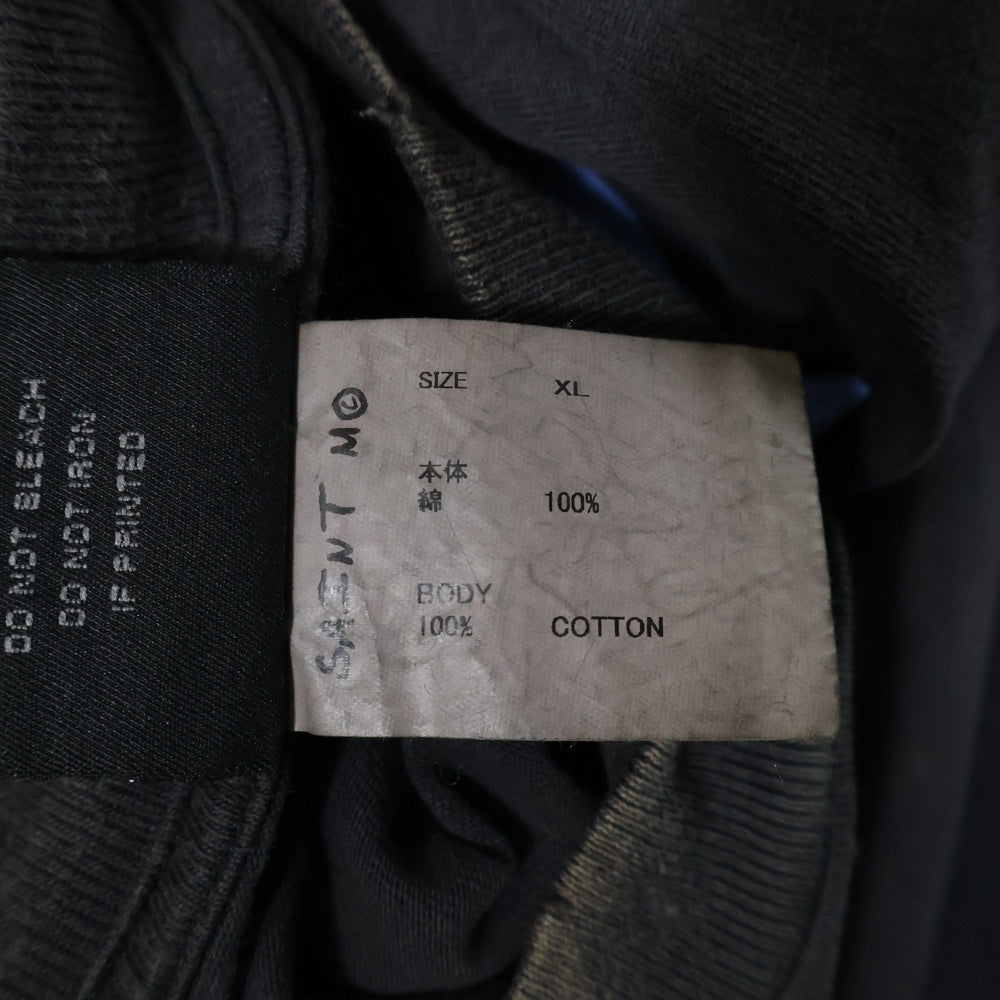 SAINT MICHAEL(セントマイケル) 24AW IDEOLOGICAL TEE イデオロギー 半袖Tシャツカットソー ブラック SM-YS1-0000-005