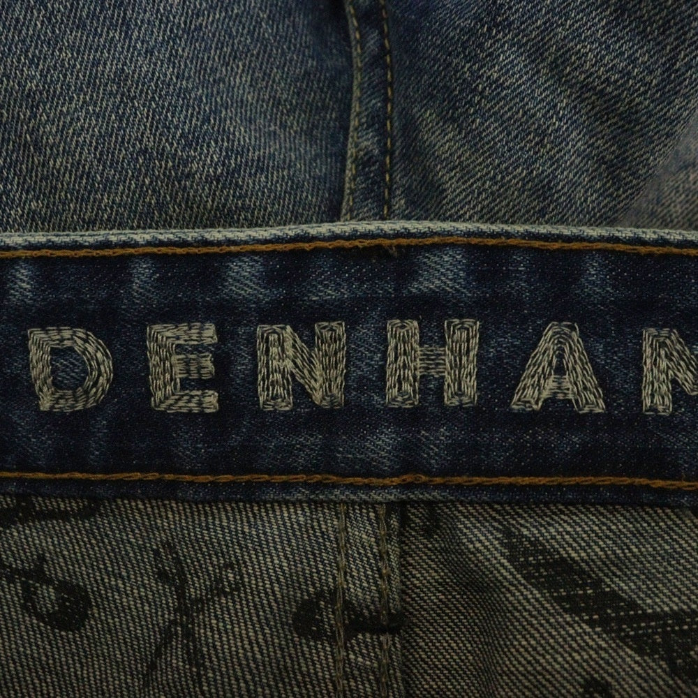 DENHAM(デンハム) RAZOR SLIM FIT ダメージ加工 ストレートデニムパンツ インディゴ 3114313