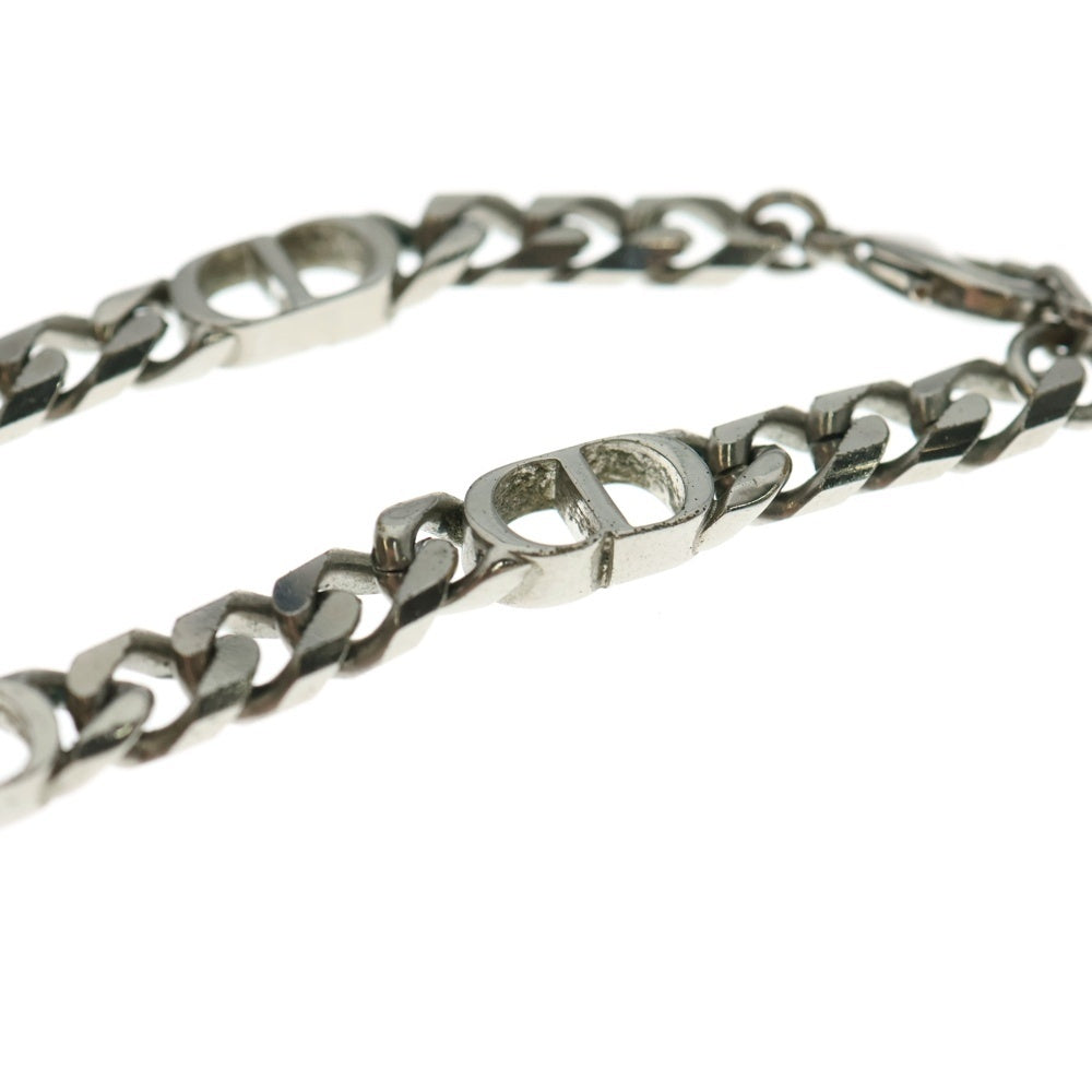 Christian Dior(クリスチャンディオール) CD Icon Chain CDロゴ チェーン リンク ネックレス シルバー N1574HOMMT