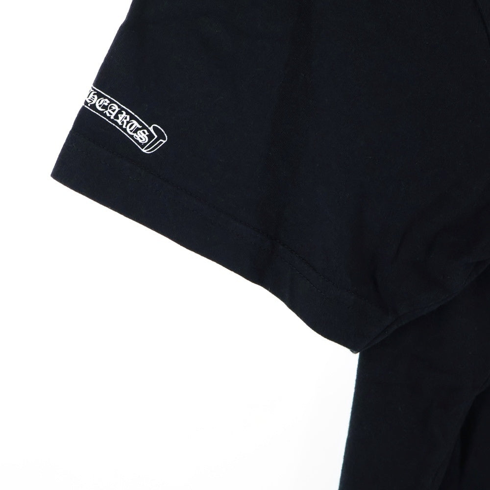 CHROME HEARTS(クロムハーツ) Side T BAR Tee サイドTバー ヴァーティカルロゴ クルーネックTシャツ 半袖カットソー ブラック