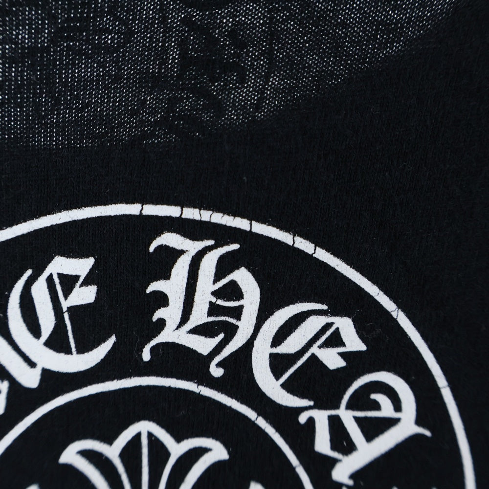 CHROME HEARTS(クロムハーツ) Side T BAR Tee サイドTバー ヴァーティカルロゴ クルーネックTシャツ 半袖カットソー ブラック