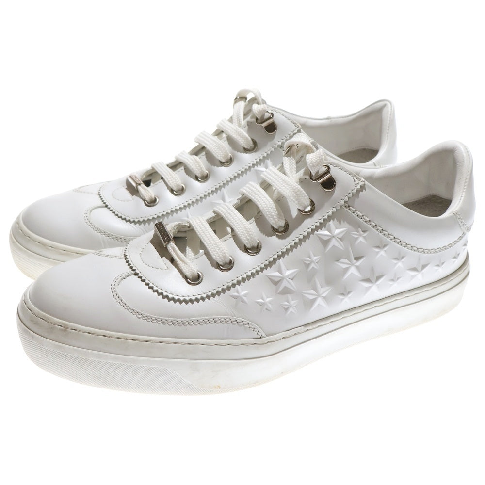 JIMMY CHOO(ジミーチュウ) スタースタッズ ローカットスニーカー ホワイト