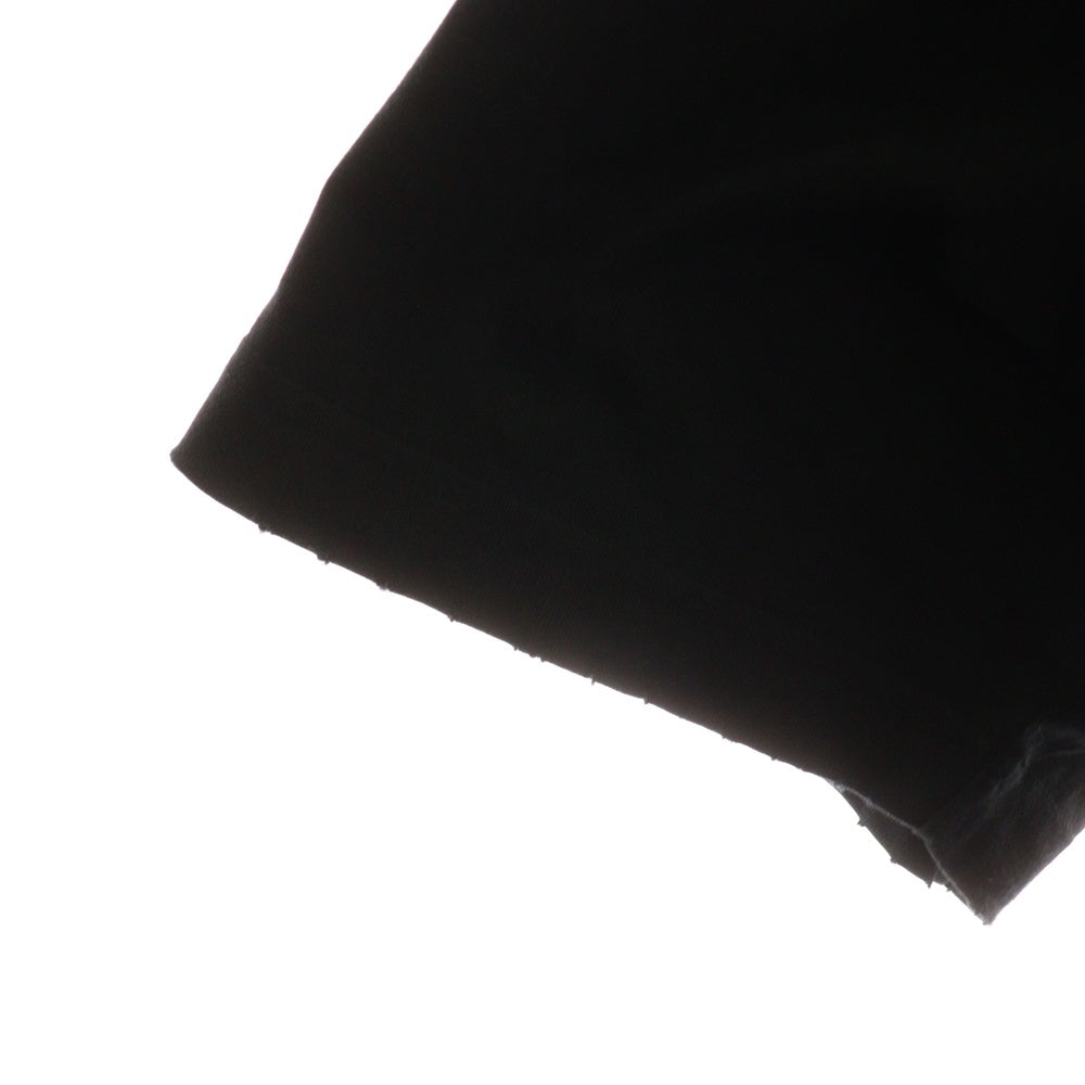 BALENCIAGA(バレンシアガ) 23SS TAPE TYPE MEDIUM FIT T-SHIRT テープタイプロゴ クルーネック半袖Tシャツ カットソー 739784 TOVA9 ブラック