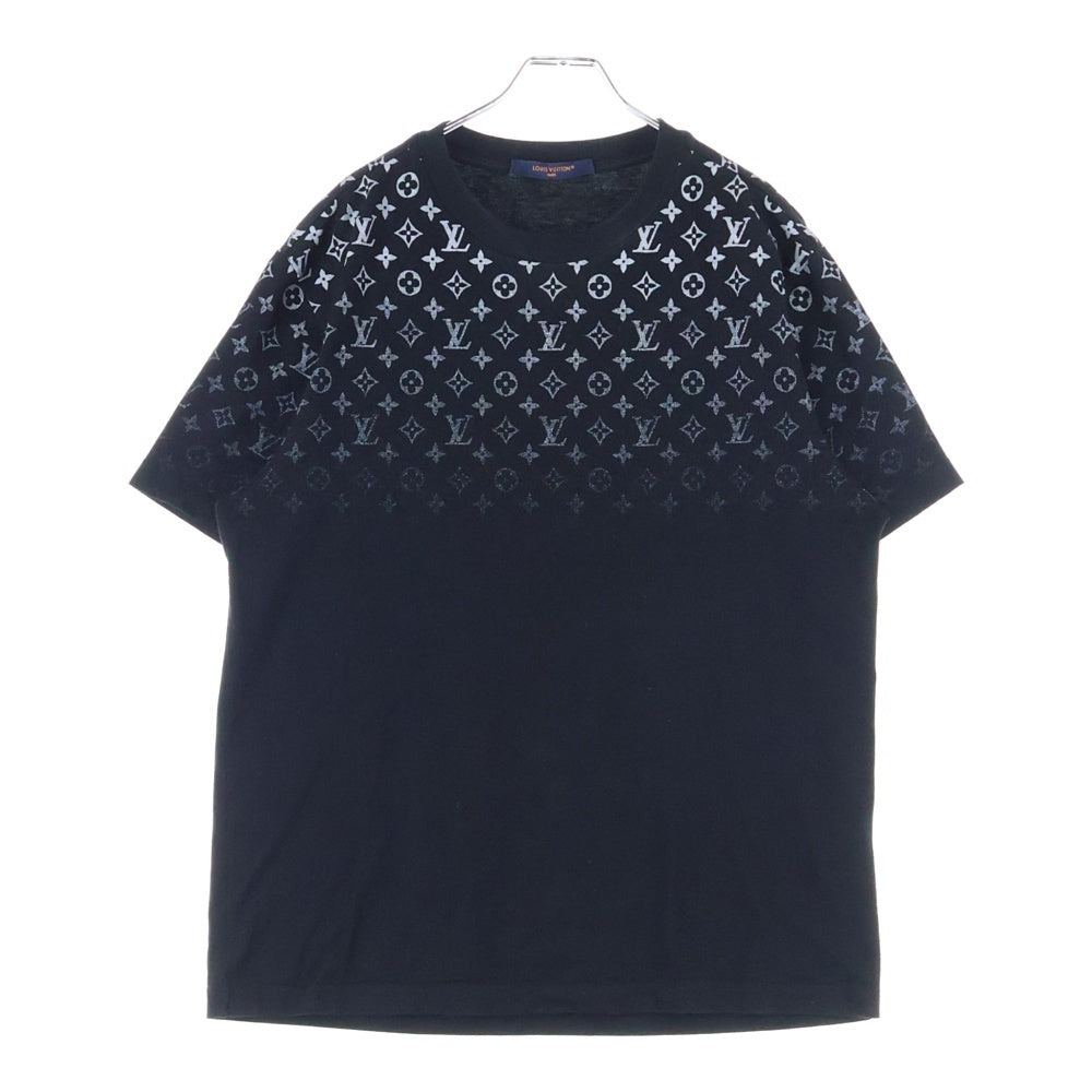 LOUIS VUITTON(ルイヴィトン) 24SS MONOGRAM T-SHIRTS モノグラム グラディエント クルーネック 半袖Tシャツ カットソー ブラック RM241Q FSB HQY42W