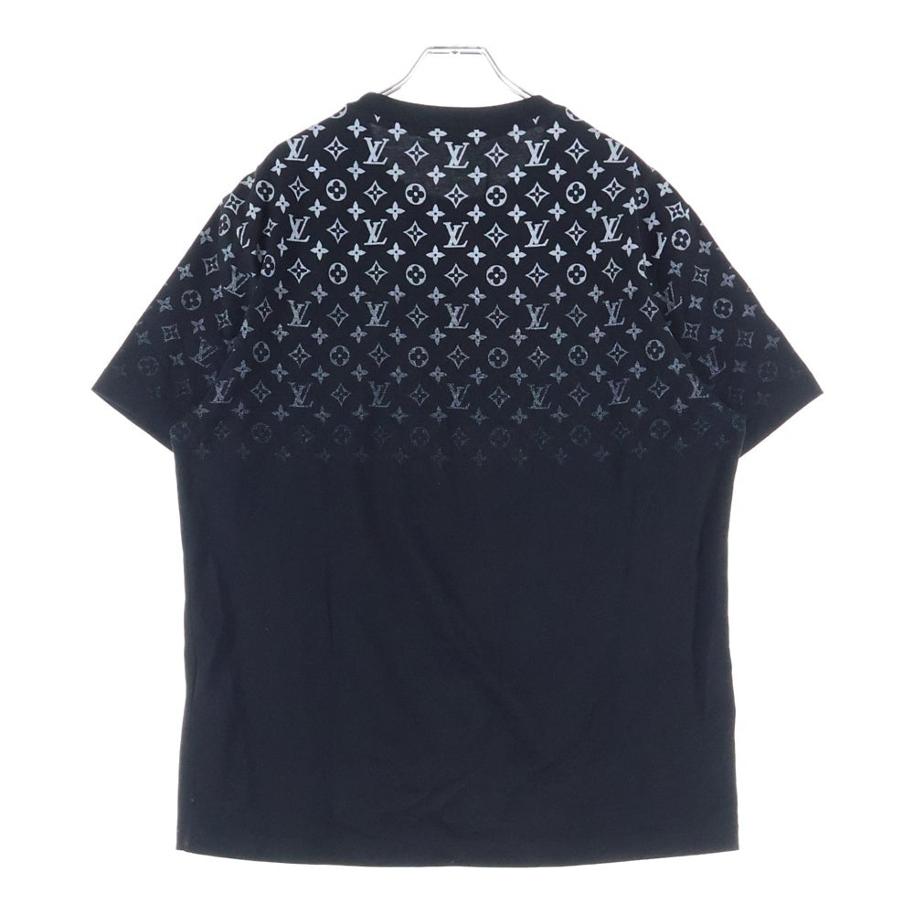 LOUIS VUITTON(ルイヴィトン) 24SS MONOGRAM T-SHIRTS モノグラム グラディエント クルーネック 半袖Tシャツ カットソー ブラック RM241Q FSB HQY42W