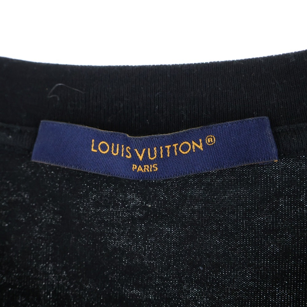 LOUIS VUITTON(ルイヴィトン) 24SS MONOGRAM T-SHIRTS モノグラム グラディエント クルーネック 半袖Tシャツ カットソー ブラック RM241Q FSB HQY42W